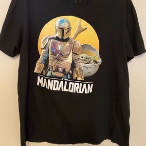 star wars:mandalorian baby yoda & Boba Fett shirt